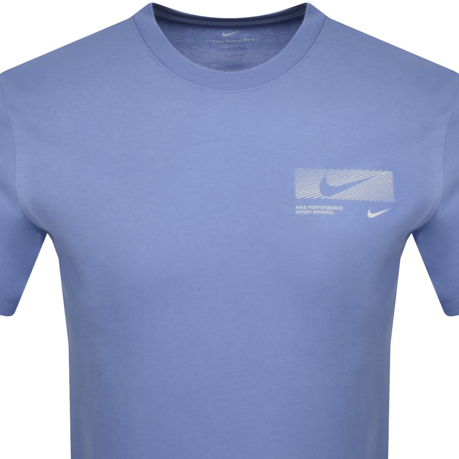 Nike Training Dri Fit Flash T Shirt Blue